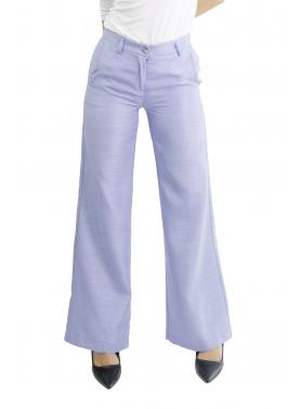 Pantalone palazzo taffetà Elly